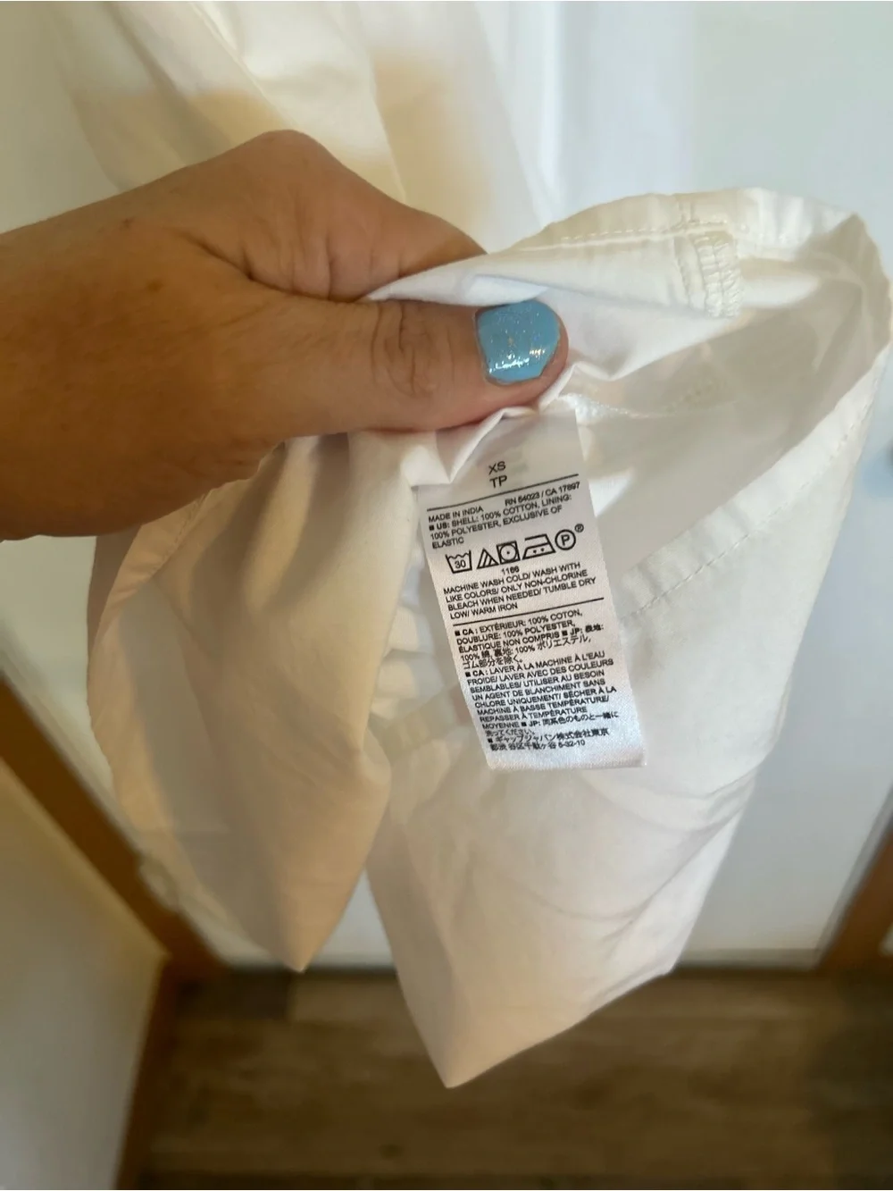 Banana Republic White Puff-Sleeve Babydoll Dress